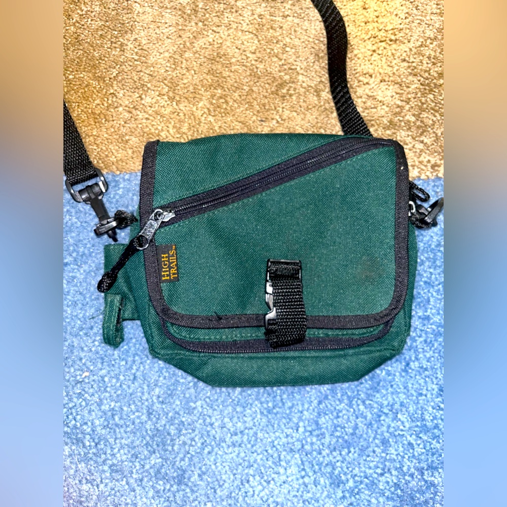 High Trails Green Crossbody Bag